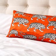 Red Tiger Silk Pillowcase